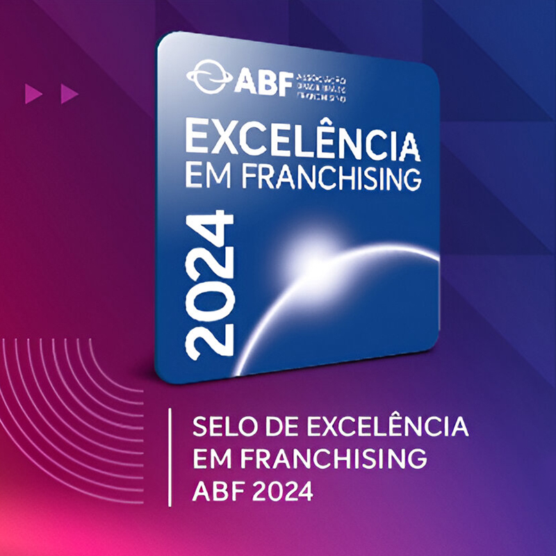 Selo ABF Excelência em Franchising 2024