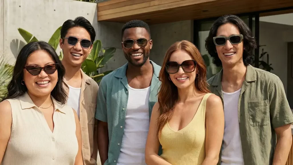 óculos de sol para cada rosto