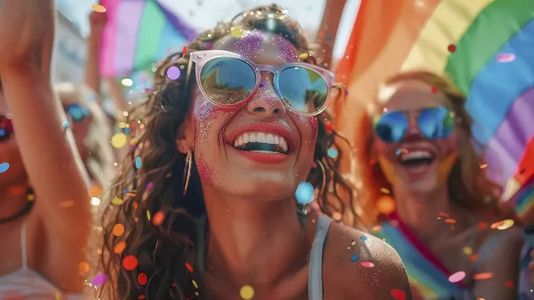 Folião no Carnaval 2026 se prevenindo contra conjuntivite