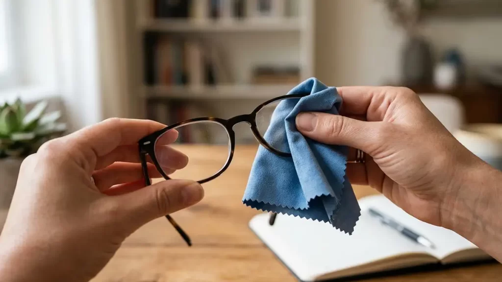 A Opt Óculos faz limpeza e manutenção gratuita dos seus óculos.