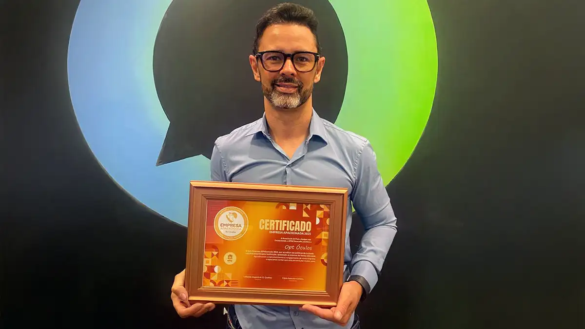 Opt Óculos é uma empresa APAExonada